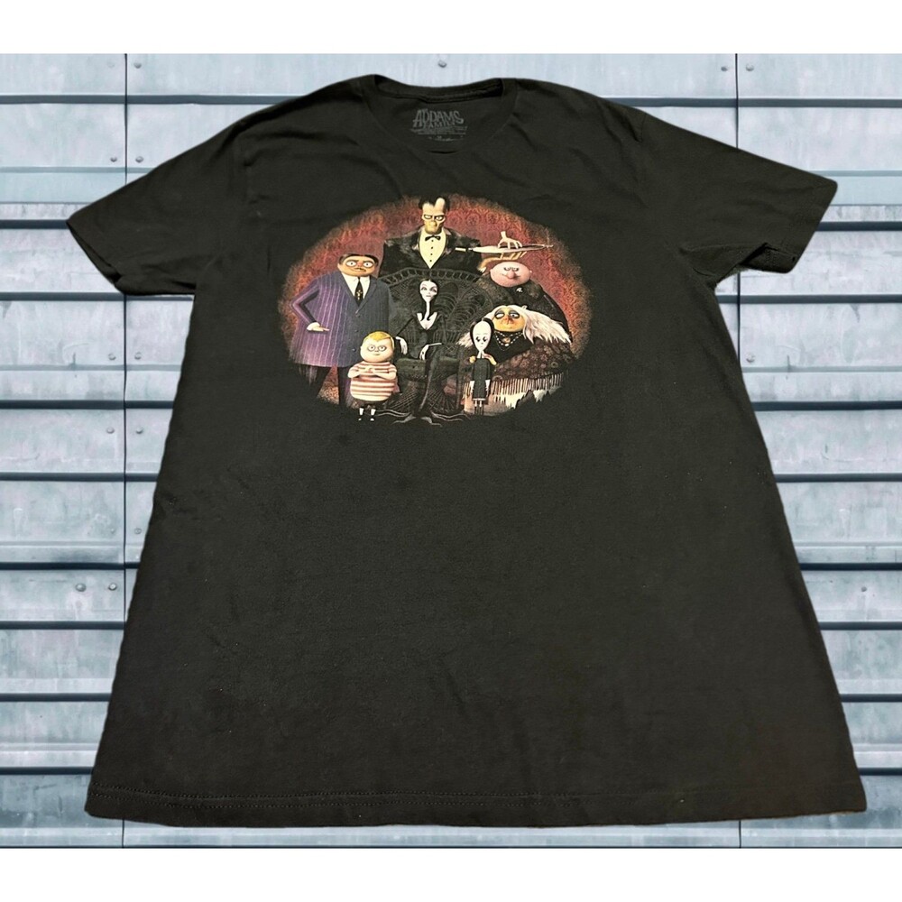 The Addams family’Black Graphic Tee - Crewneck Shirt M